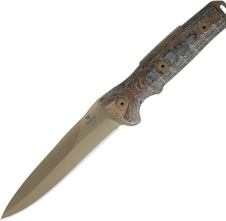 Knives * | Special Offers Bu891Brs1 Buck Gck Spear Point Knife Tan