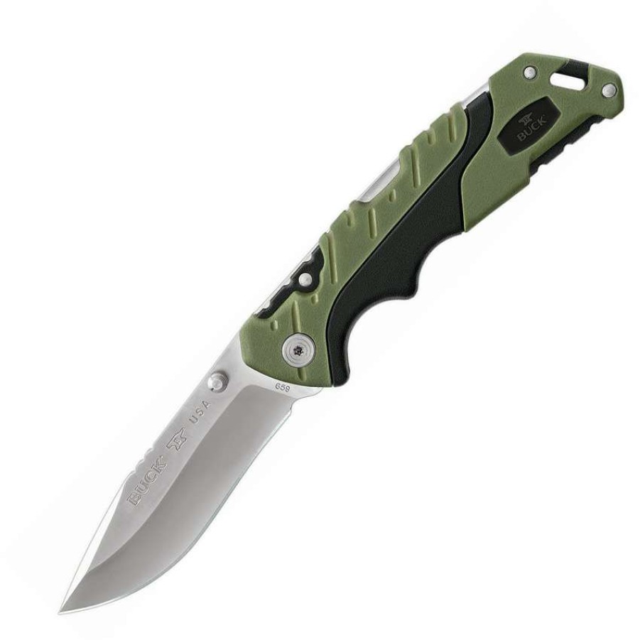 Knives * | New Arrivals Bu659Grs Buck Large Pursuit Lockback Pocket Knife