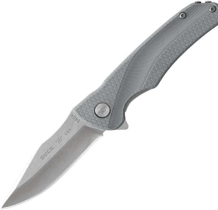 Knives * | Attractive Bu840Gys Buck Sprint Select Linerlock Pocket Knife Gray