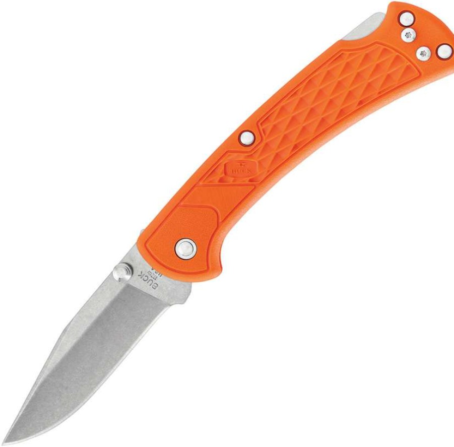 Knives * | Excellent Bu112Ors Buck 112 Slim Select Lockback Pocket Knife Orange