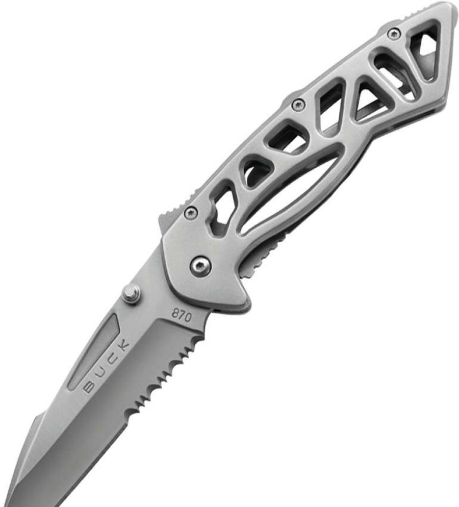 Knives * | Best Sellers Bu870Ssx Buck Bones Framelock Pocket Knife