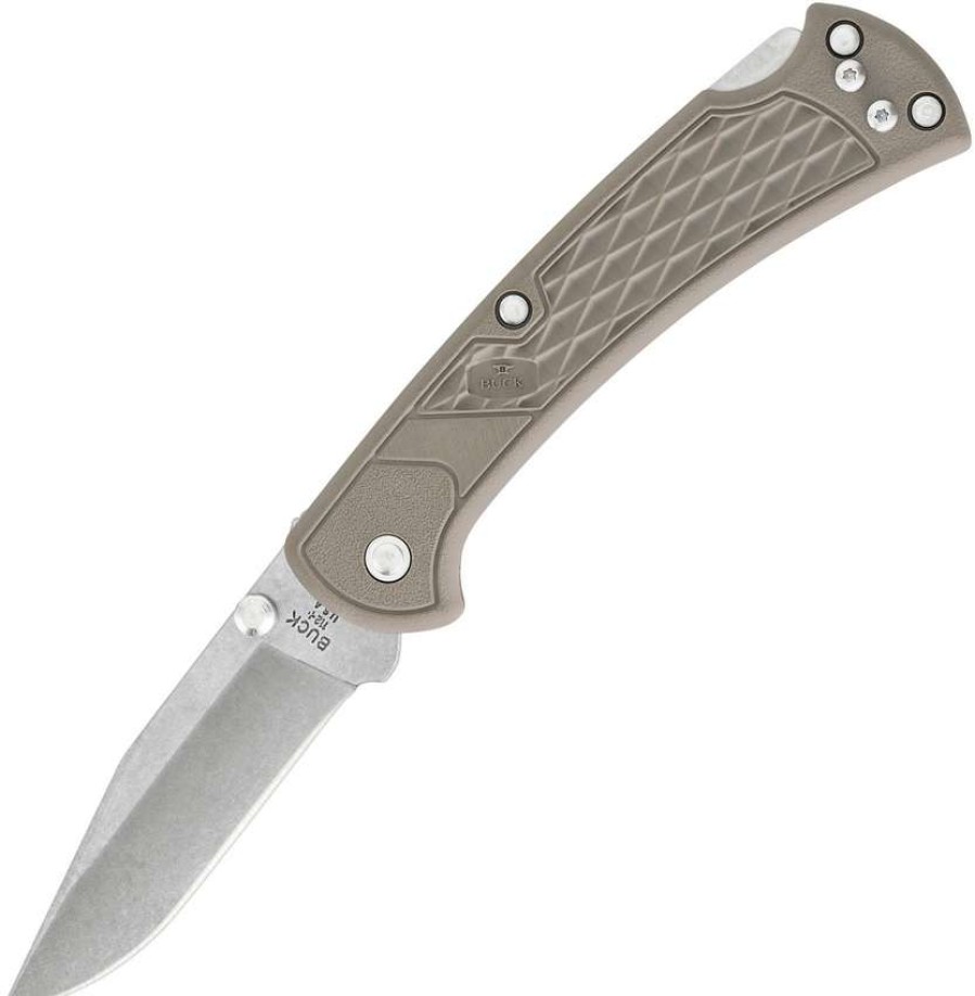 Knives * | Special Offers Bu112Brs2 Buck 112 Slim Select Lockback Pocket Knife Tan