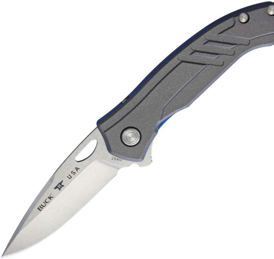 Knives * | Excellent Bu294Gys2 Buck Momentum Linerlock Pocket Knife Gray