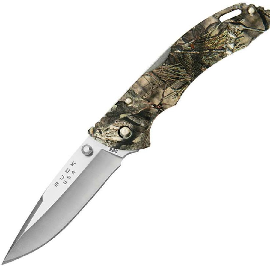 Knives * | Hot Sell Bu285Cms24 Buck Bantam Blw Lockback Pocket Knife Mossy Oak Country Camo