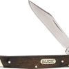 Knives * | Excellent Bu379 Buck Solo Pocket Knife Wood Handles