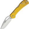 Knives * | Excellent Bu726Yws Buck Mini Spitfire Lockback Pocket Knife Yellow