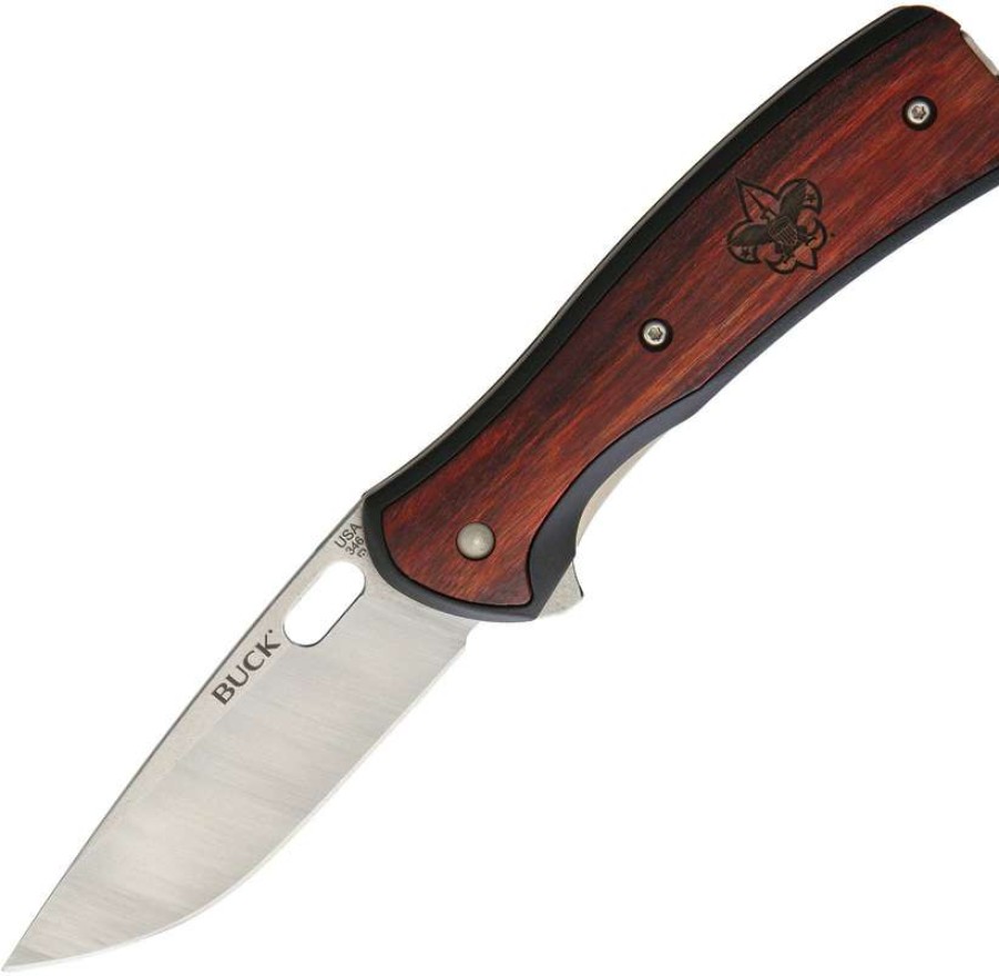 Knives * | Attractive Bu346Rwsbsa Buck Vantage Boy Scout Linerlock Pocket Knife