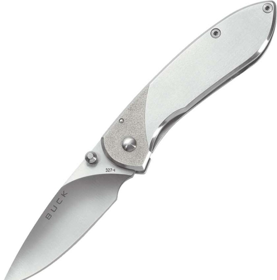 Knives * | Online Sales Bu327 Buck Nobleman Framelock Pocket Knife