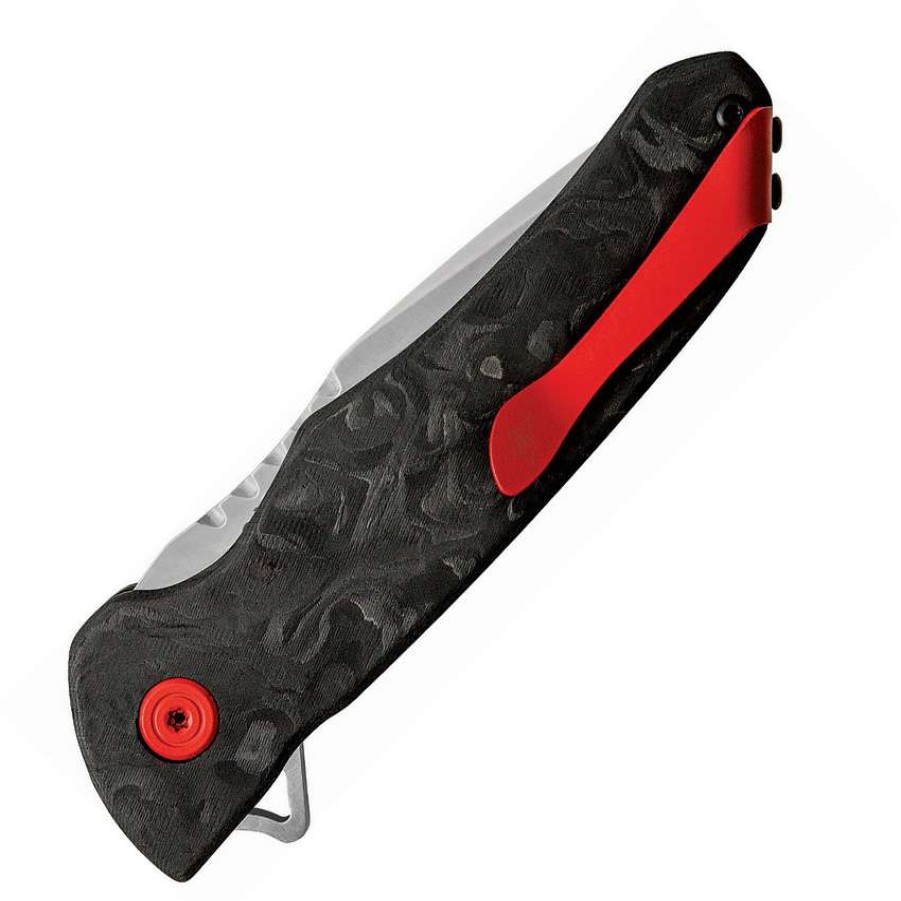 Knives * | Popular Bu841Cfs Buck Sprint Pro Linerlock Pocket Knife Marble Carbon Fiber