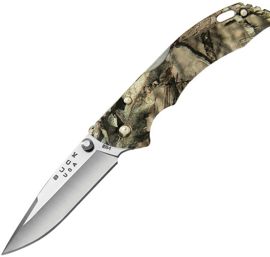 Knives * | New Bu284Cms24 Buck Bantam Bbw Lockback Pocket Knife Mossy Oak Country Camo