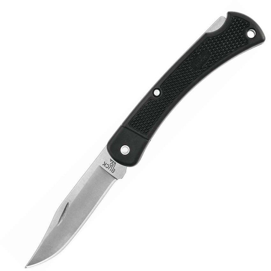 Knives * | New Arrivals Bu110Bkslt Buck 110 Lockback Hunter Pocket Knife